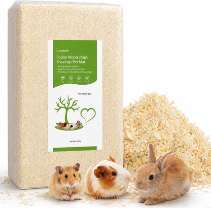 35Oz Natural Aspen Wood Pet Bedding – Low Dust, Odor Control & Ultra Absorbent Shavings for Hamsters, Parrots, Guinea Pigs & Small Animals10