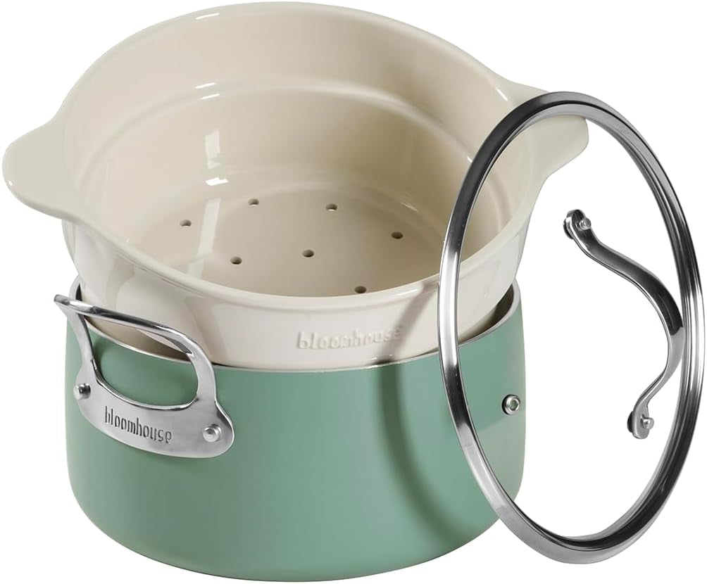 6-qt-heavy-guage-aluminum-dutch-oven-w-non-stick-non-toxic-ceramic-interior-and-ceramic-steamer-insert-sage-green