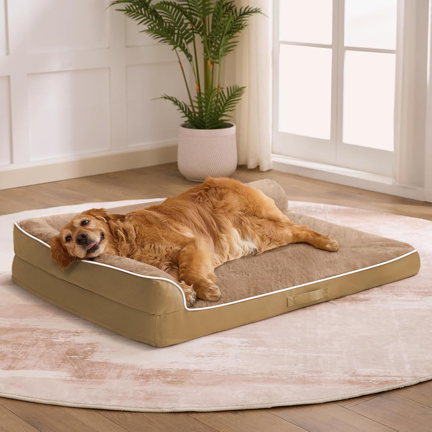 dog-beds-large-sized-dogs-xl-orthopedic-dog-beds-for-large-dogs-42x30x7-5-waterproof-pet-bed-with-washable-cover-l-shaped-pet-couch-with-portable-handle-grey