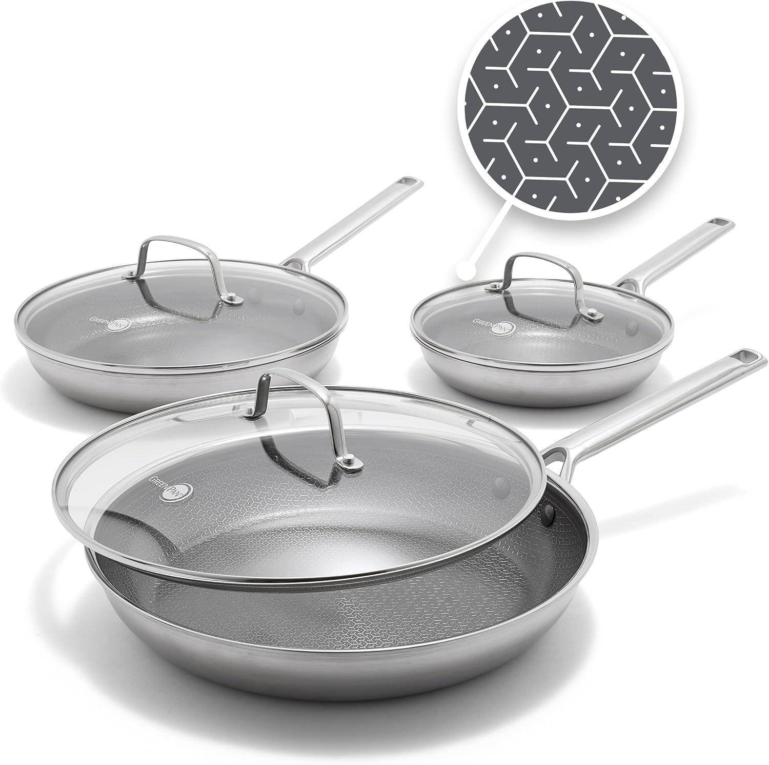 hybrid-6-piece-8-10-12-stainless-steel-skillets-with-lids-apex-tri-ply-frying-pans-pfas-free-nonstick-induction-all-cooktop-compatible-dishwasher-oven-safe-to-850f-silver