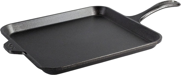 Pre-Seasoned Cast Iron Square Griddle, Pfas-Free, 11 Inches | Cast Iron for Pancakes, Eggs, Bacon & Grilling Favorites, Durable & Even Heat Distribution, Non-Toxic, Made in USA1