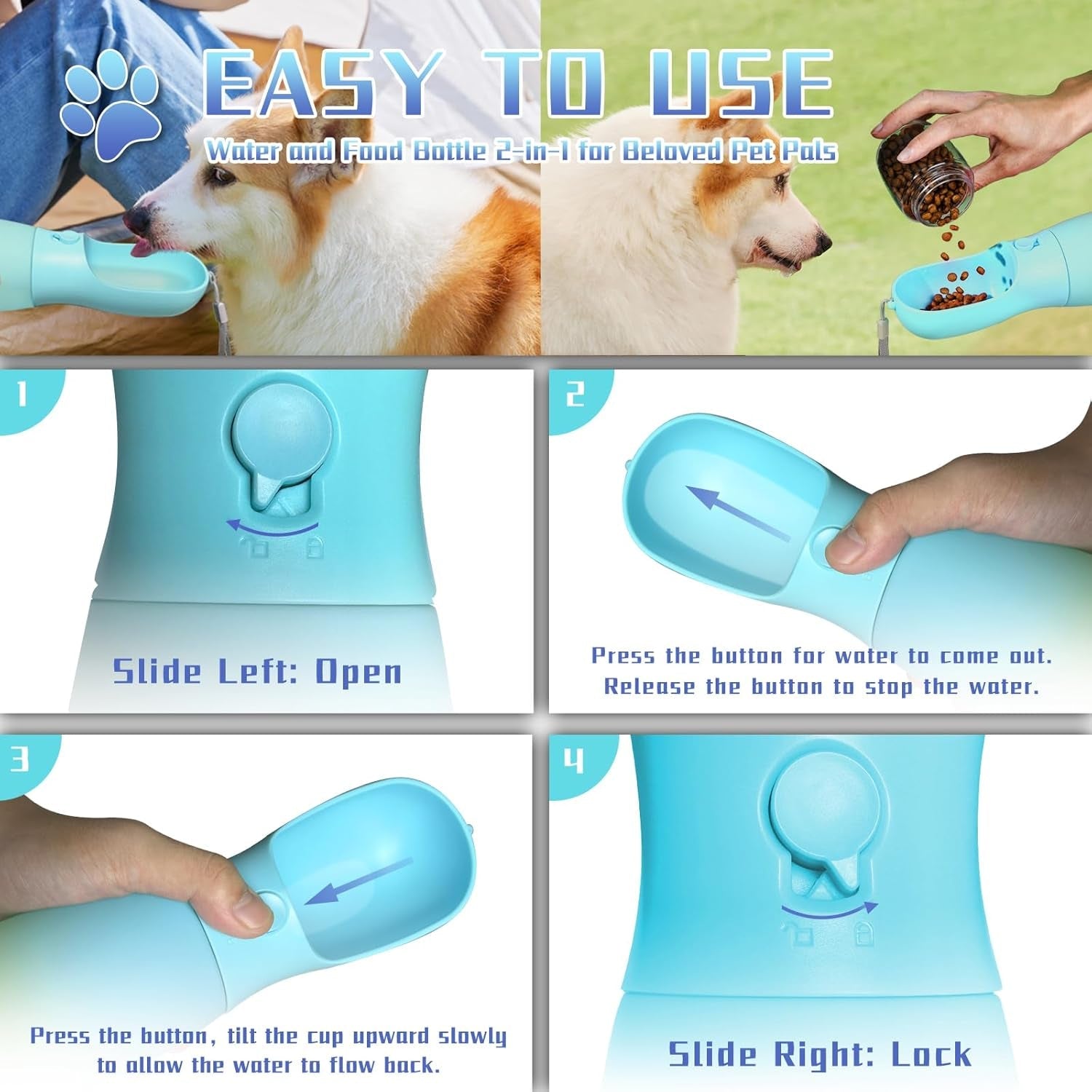 2-in-1-dog-water-bottle-portable-food-grade-travel-dog-bowls-with-food-container-19oz-dog-water-bowl-dispenser-hiking-essentials-puppy-stuff-dogs-accessories-girl-boy-blue