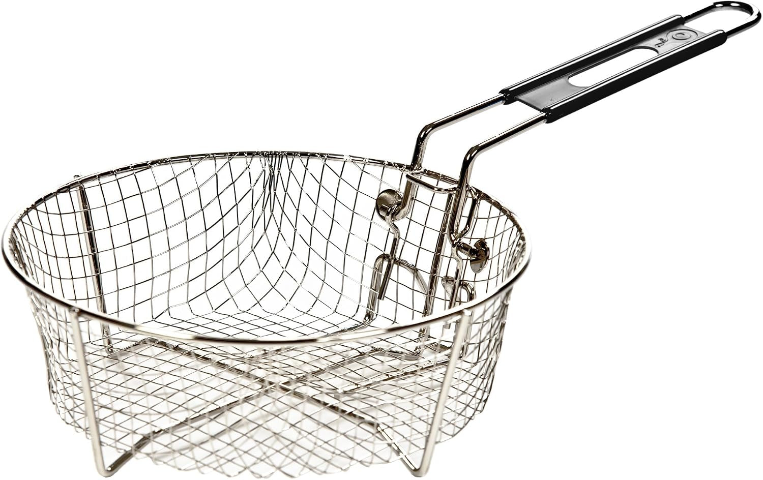 silver-nickel-plated-deep-fry-basket-9-inches-steel-deep-fry-basket-for-deep-frying-in-cast-iron-dutch-ovens-deep-skillets-holds-food-securely