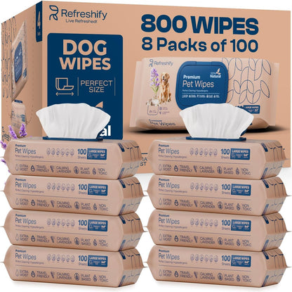 Dog Teeth Cleaning Wipes - 100 Value Pack - Fresh Mint Dog Dental Wipes, Vet Formulated Pet Teeth Cleaning Finger Wipes for Dogs & Cats – Effective Dog Teeth Cleaning, Plaque & Tartar Solution10