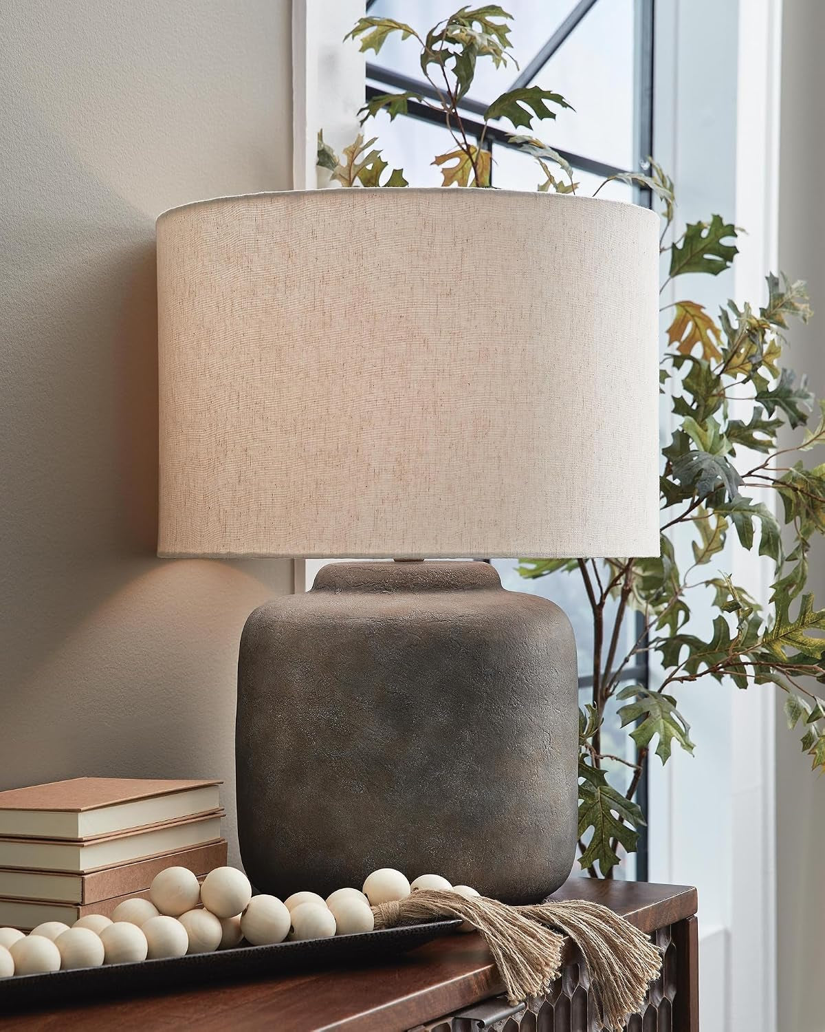 signature-design-by-ashley-zandophen-metal-table-lamp-antique-gray-casual-accent-lamp-with-fabric-drum-shade-and-3-way-switch