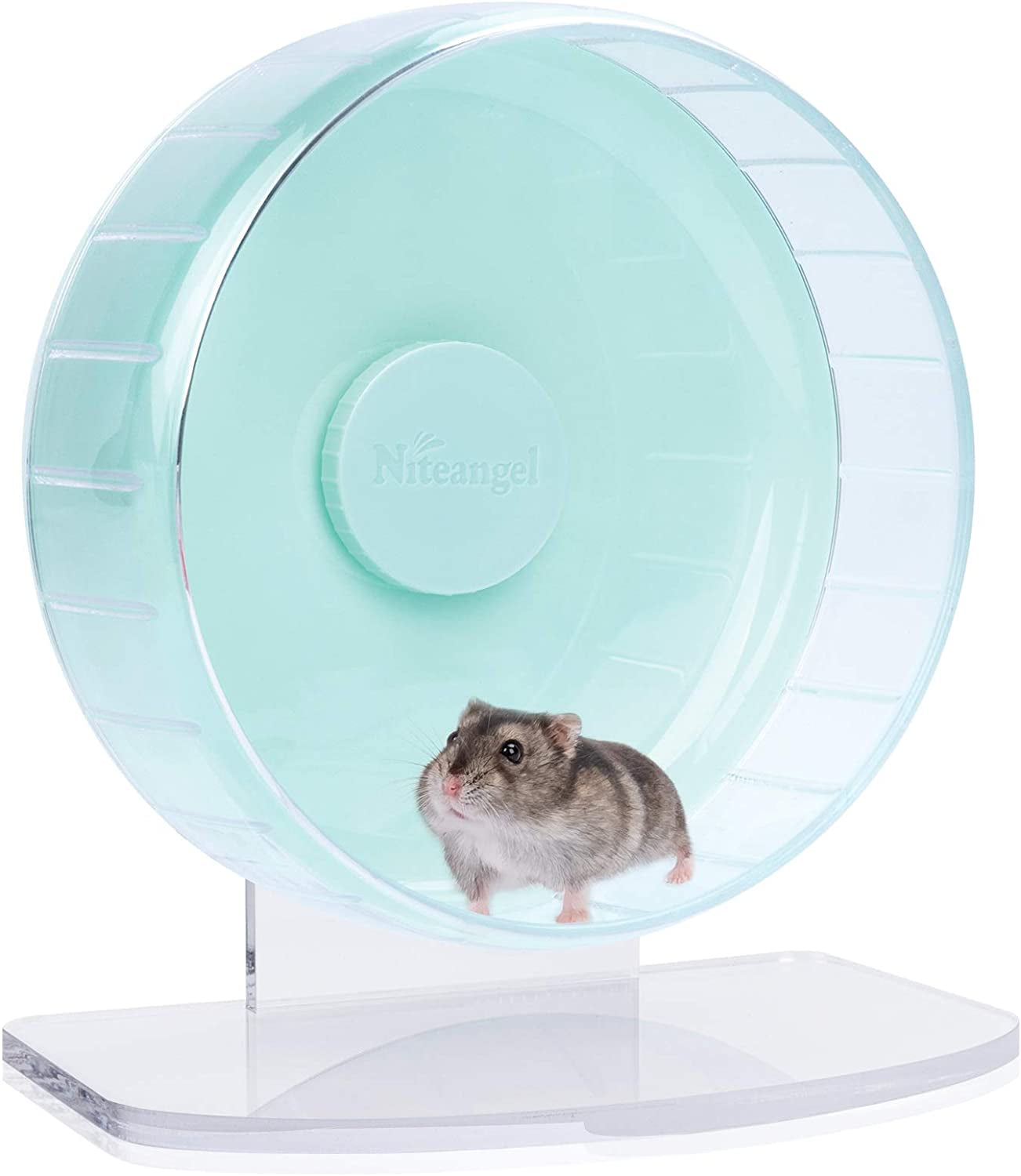 niteangel-super-silent-hamster-exercise-wheels-quiet-10-inch-running-wheel-can-10-6-13-4-adjustable-height-no-bend-back-spinner-running-for-dwarf-syrian-hamster-gerbils-mice-or-other-small-animal