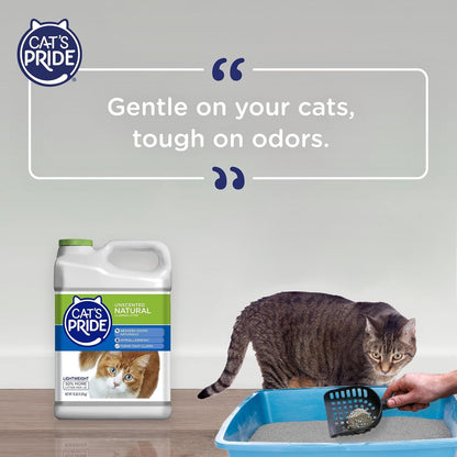 Cat'S Pride Lightweight Clumping Litter: Natural - Powerful Odor Control - Unscented, 10 Pounds6