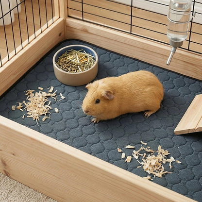2 Pcs Guinea Pig Cage Liners - Washable Guinea Pig Pee Pads, Waterproof Reusable & anti Slip Guinea Pig Bedding Fast and Super Absorbent Pee Pad for Small Animals Rabbit Hamster Rat8
