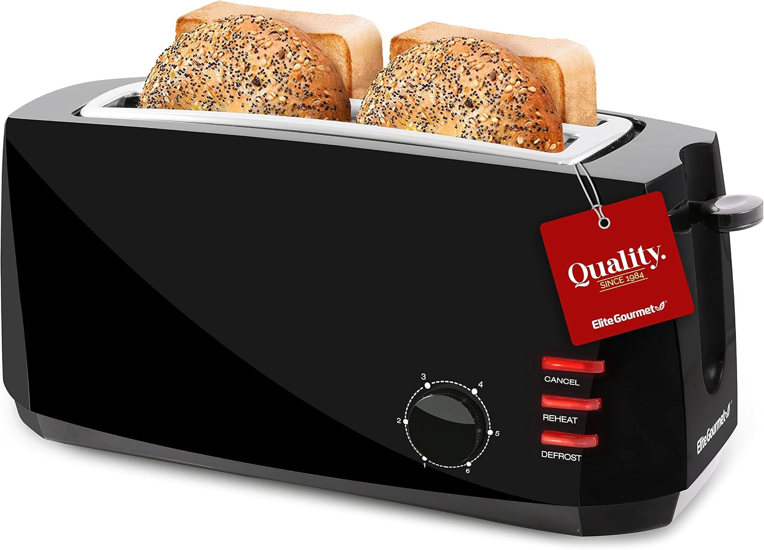 ect4829b-4-slice-long-slot-toaster-extra-wide-slots-black-6-toast-settings-defrost-reheat-cancel-functions-slide-out-crumb-tray-great-for-bagels-waffles