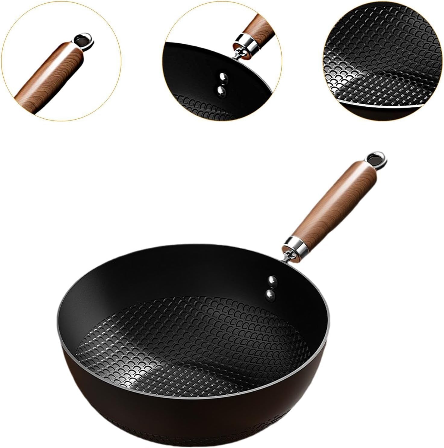 iron-wok-pan-stir-fry-pan-easy-to-clean-small-chinese-wok-cookware-for-stir-frying-boiling-cooking-for-induction-electric-gas-26cm