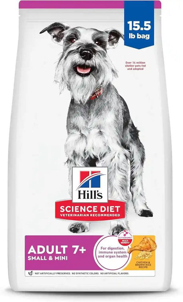 Hill'S Science Diet Adult 7+ Small & Mini Dry Dog Food | #1 Veterinarian Recommended, Chicken & Brown Rice, 4.5 Lb. Bag16