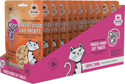 Salty Cat Natural Freeze-Dried Chicken Cat Treats, 10G Bag (12 Packs)9