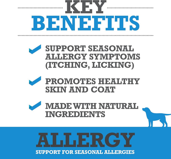 Allergy Chews – Plasma-Powered Formula for Dog Seasonal Allergy Support – Grain-Free Natural Blood Protein Supplements – 60 Soft Chews (1 Canister)2