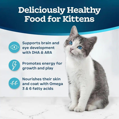 Blue Buffalo Tastefuls Kitten Food with DHA Dry Cat Food Made in the USA with Natural Ingredients, Chicken Recipe, 3-Lb. Resealable Bag4