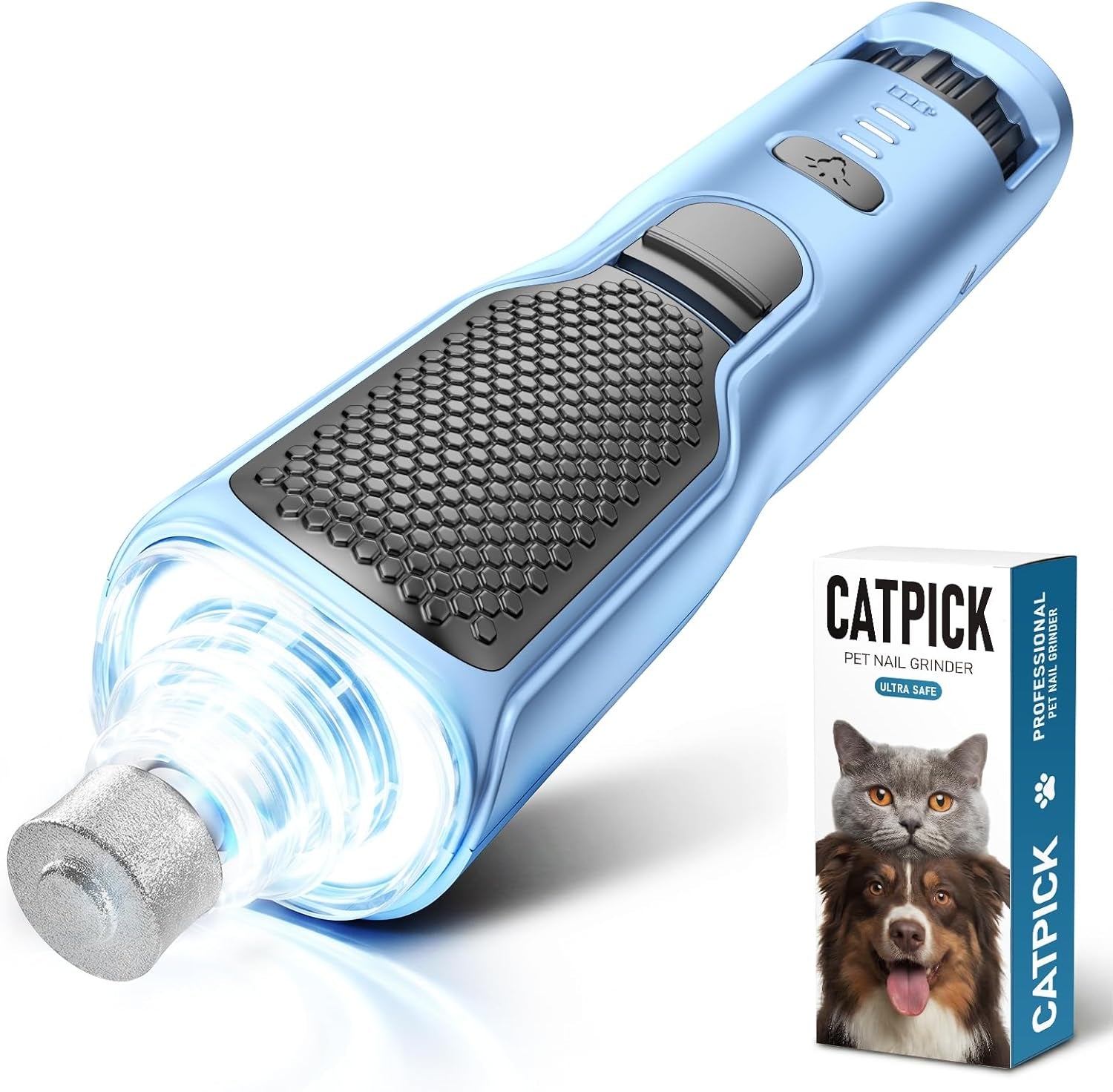 7-speed-dog-cat-nail-grinder-with-light-ring-led-safe-to-avoid-overcut-quiet-low-vibration-powerful-fast-cordless-rechargeable-toenail-trimmer-for-small-large-puppy-breeds-pawsblue