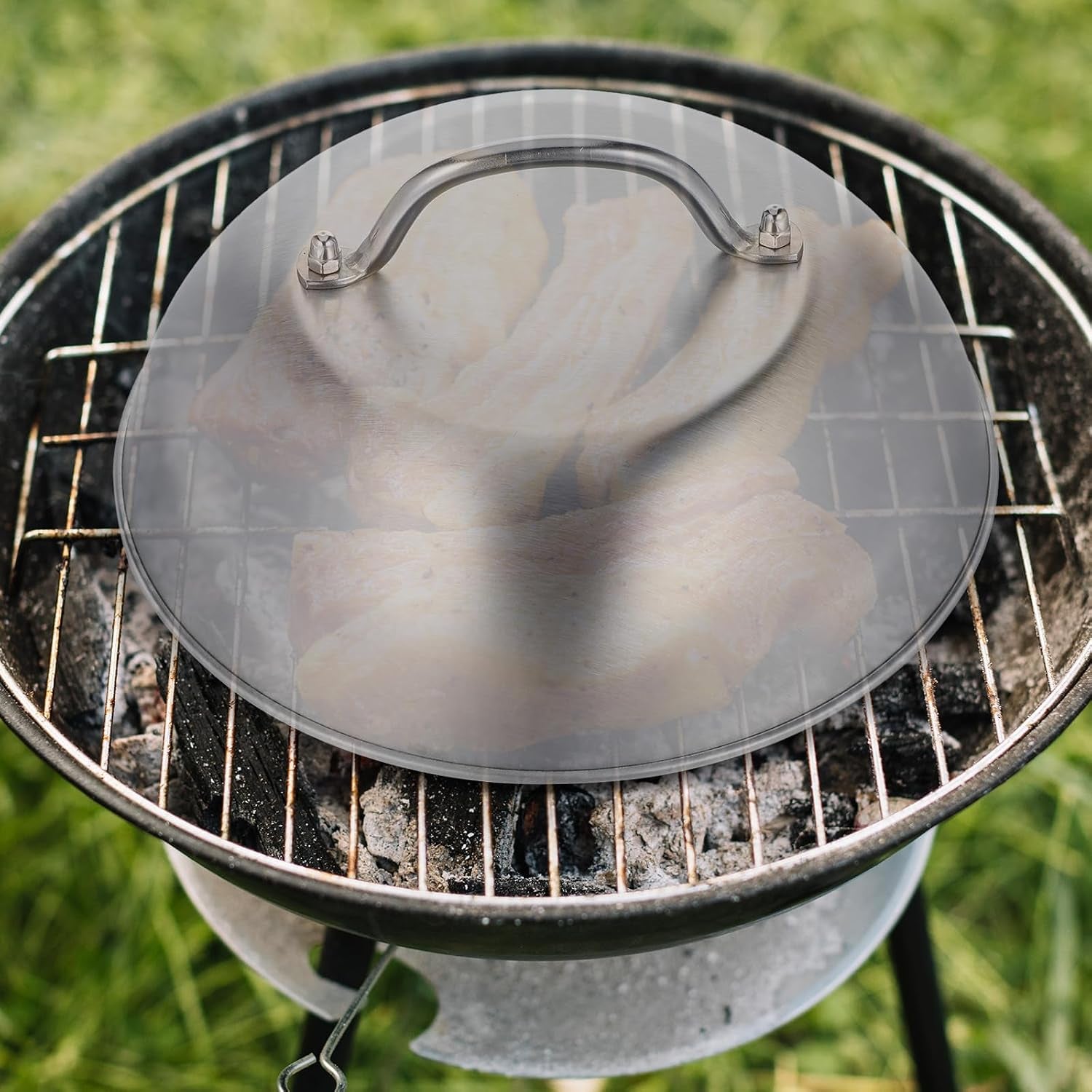 2-pcs-9-inch-stainless-steel-griddle-melting-cheese-dome-wok-lids-commercial-grade-basting-and-steaming-cover-best-for-use-in-flat-top-grills