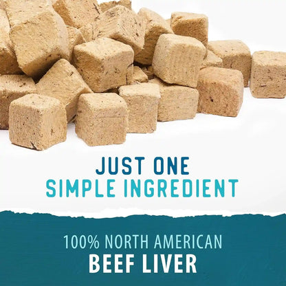 Caledon Farms Freeze Dried Beef Liver Bites Dog Treats, 150 Grams/5.3Oz3