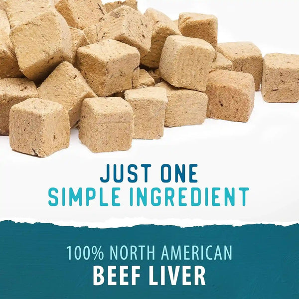Caledon Farms Freeze Dried Beef Liver Bites Dog Treats, 150 Grams/5.3Oz3
