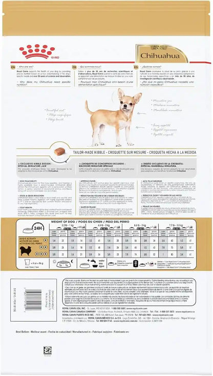 ROYAL CANIN Breed Health Nutrition Chihuahua Adult Dry Dog Food, 2.5 Lb Bag | Breed Specific Nutrition, Supports Healthy Digestion, Small Kibble Size for Tiny Jaws, Ideal Weight Maintenance3