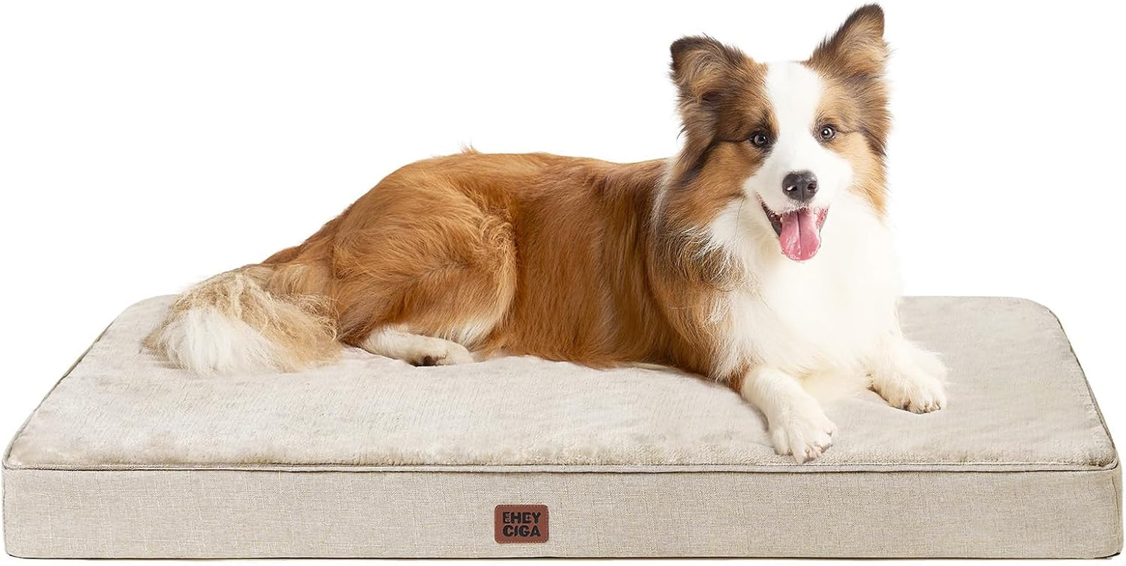 eheyciga-medium-memory-foam-dog-crate-bed-washable-30x20inch-grey-high-density-egg-crate-foam-waterproof-liner-removable-easy-clean-cover-non-slip-bottom-fits-crate-floor-and-sofa