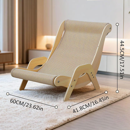 Extra Large Cat Scratching Lounge - Multi-Layer Solid Wood & Sisal, XXL Cat Scratcher and Bed for Large Cats, Furniture Protector with 110Lb Capacity6