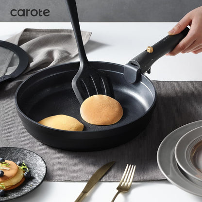 20Pcs Pots and Pans Set Non Stick, Detachable Handle Cookware Sets | Ultra Nonstick, Space Saving, Dishwasher & Oven Safe, Non-Toxic Kitchen/Apartment/Camping/Rv/ Traveling, Black3