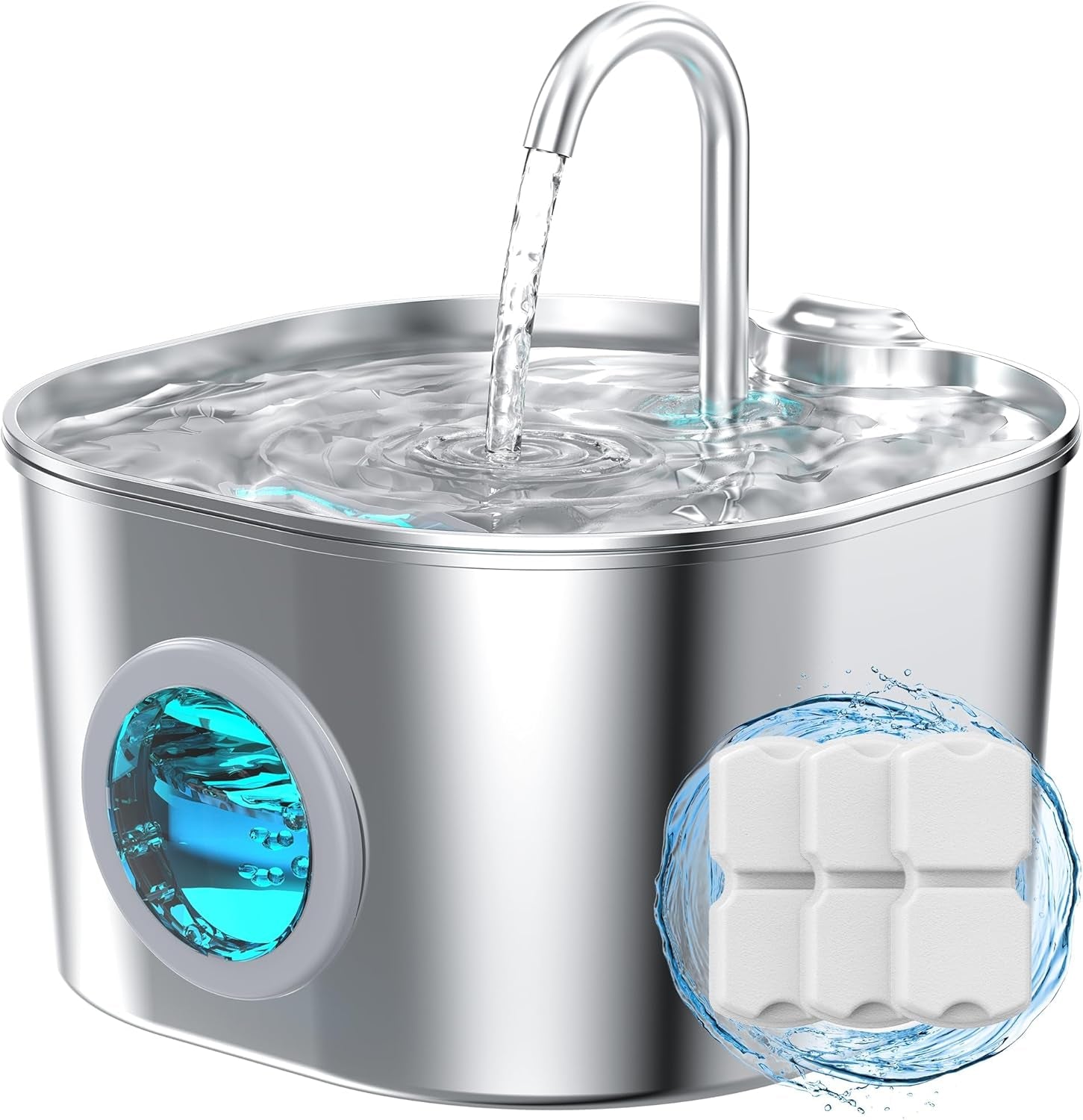 cat-water-fountain-stainless-steel-pet-fountains-for-cats-dog-indoor-automatic-waterer-bowls-for-drinking-small-animal-water-dispenser-metal-pets-watering-faucet-bottle-auto-kitty-watering-supplies