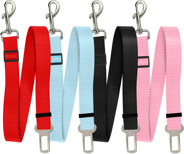 Sungrow Dog Seat Belt for Car, Adjustable Nylon Pet Seatbelt, Supports All Cars, Dog Car Leash Seat Belt, Seatbelt for Dogs, Cats & Ferrets Travel Harness10