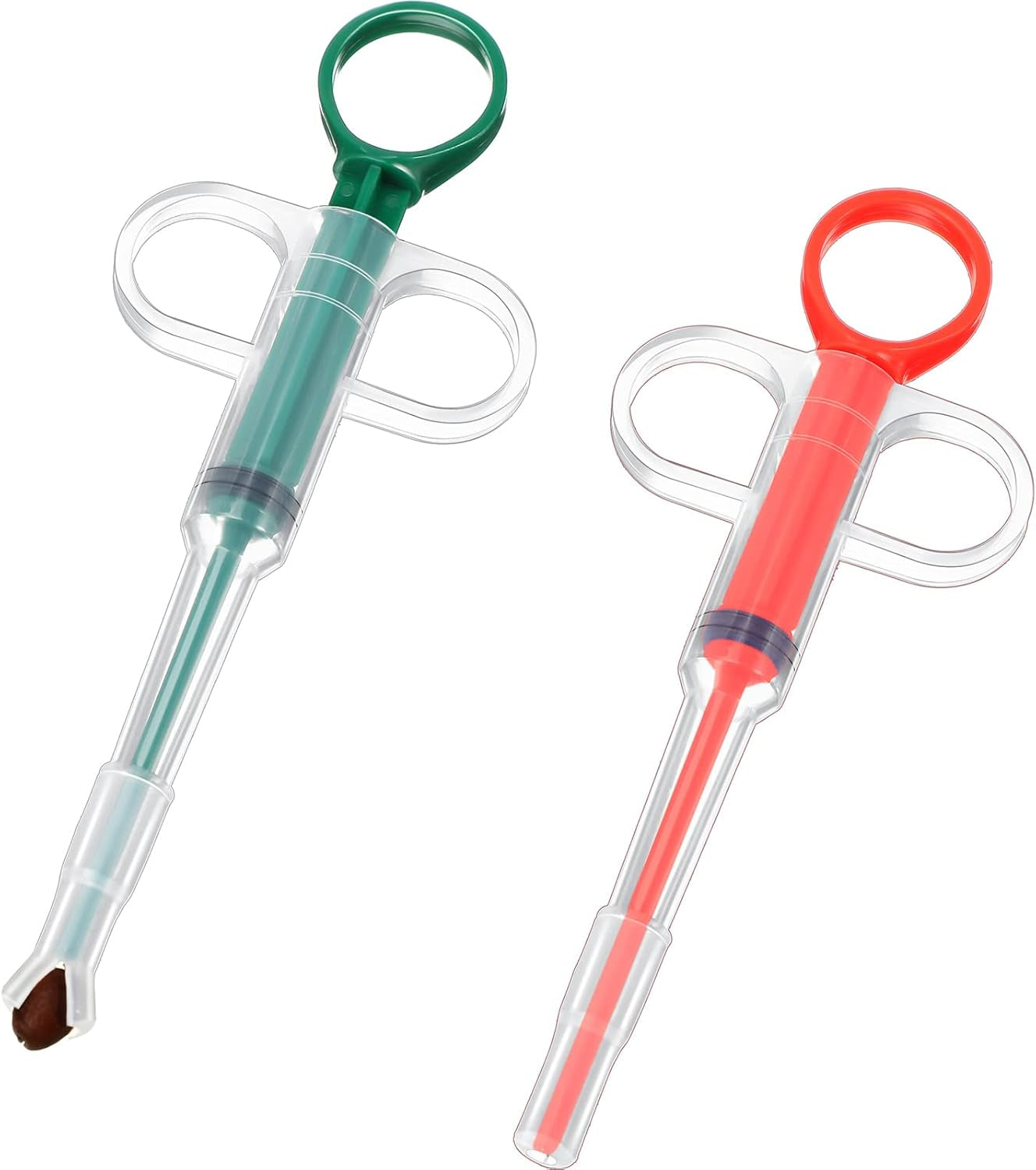 2-pcs-pet-pill-plunger-popper-for-small-cats-dogs-red