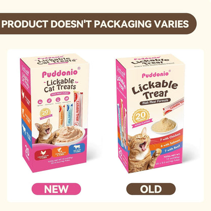 Lickable Cat Treats, High-Meat Purée, 0.5 Oz Tubes, 20 Count | High-Meat Purée with Minimal Ingredients and No Added Gums or Fillers; Thick, Smooth Texture for Treating or Meal Topping6