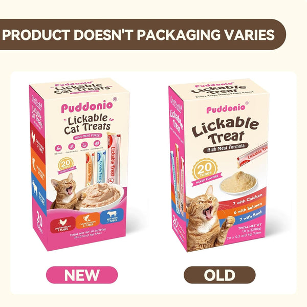 Lickable Cat Treats, High-Meat Purée, 0.5 Oz Tubes, 20 Count | High-Meat Purée with Minimal Ingredients and No Added Gums or Fillers; Thick, Smooth Texture for Treating or Meal Topping6