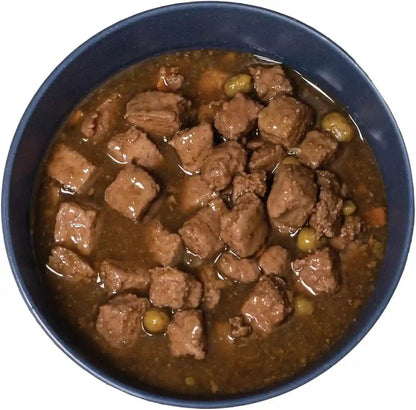 Amazon Basics Wet Dog Food Variety Pack, Country Stew Flavor and Cuts in Gravy with Beef, Made with Natural Ingredients, 13.2Oz Cans (Pack of 12)7