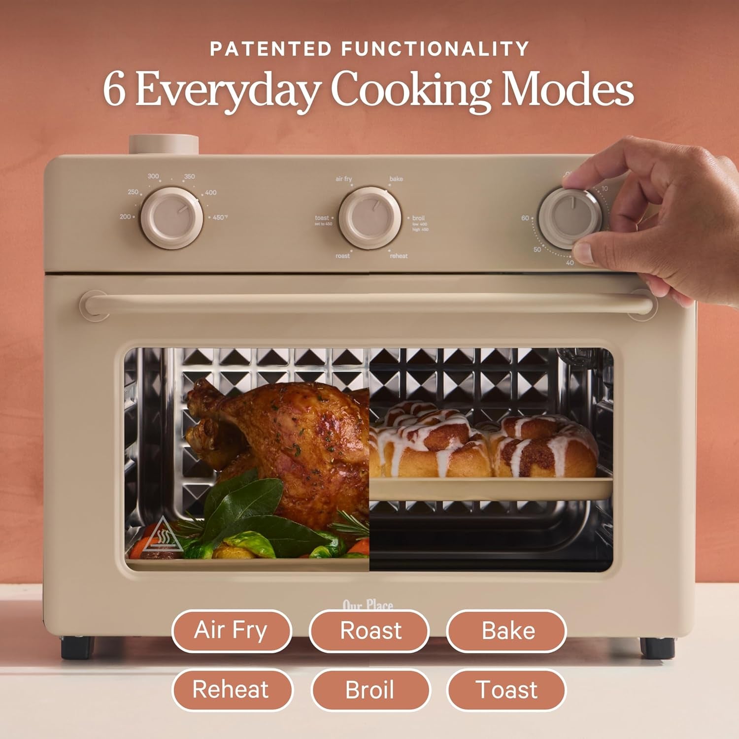 our-place-large-wonder-oven-6-in-1-air-fryer-toaster-oven-3-rack-32-qt-non-toxic-air-fryer-toaster-oven-combo-basket-wire-rack-bake-pan-crumb-tray-toast-roast-bake-broil-reheat-steam