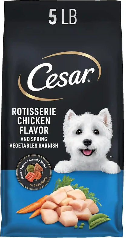 Cesar Small Breed Dry Dog Food, Filet Mignon & Spring Vegetables, 12 Lb | Made in USA, Real Beef #1 Ingredient, 26 Essential Nutrients, Supports Small Breed Health, No Artificial Flavors14