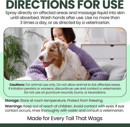 Hydrocortisone Spray for Dogs - 4 Oz anti Itch Spray for Dogs | for Irritated Skin, Hot Spots, Flea Bites, Itching - Made with Hydrocortisone and Pramoxine Hydrochloride - Made in the USA6