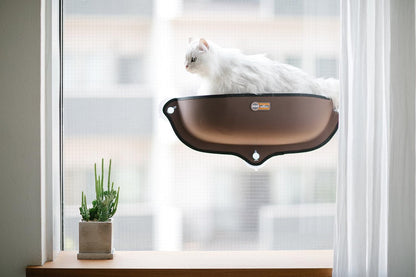 K&H Pet Products EZ Mount Window Bed Kitty Sill Tan 27 X 11 X 6 Inches4