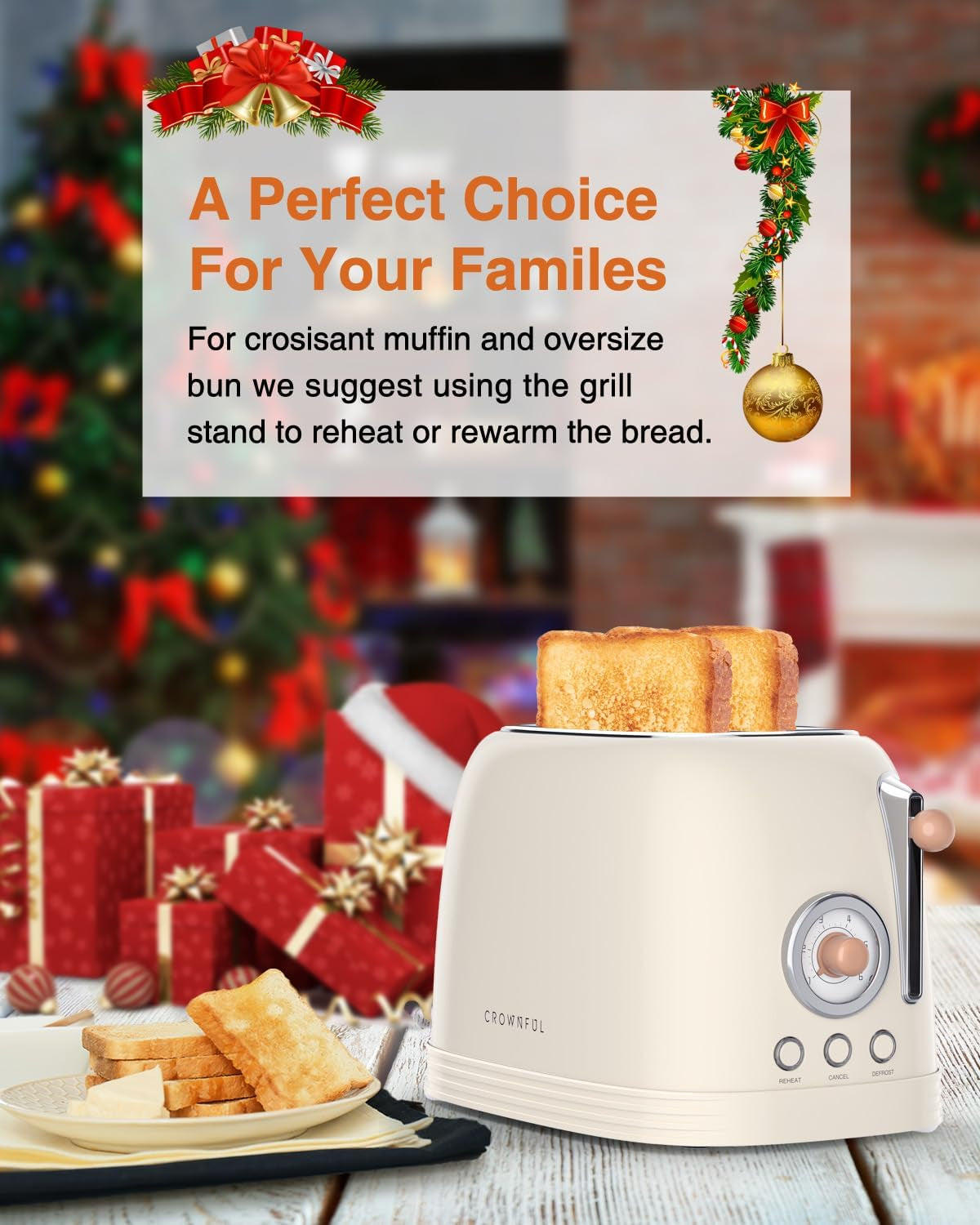2-slice-toaster-extra-wide-slots-toaster-retro-stainless-steel-with-bagel-cancel-defrost-reheat-function-and-6-shade-settings-removal-crumb-tray-cream
