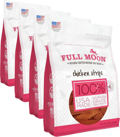 Full Moon® Chicken Strips 12 Oz | Human Grade, No Corn, No Wheat, No Soy, Glycerin Free, Made in the USA9