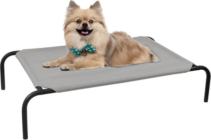Elevated Dog Bed for Large Dogs, Raised Dog Bed with Breathable Mesh, Non Slip, Easy to Clean, 50.5 Inches, Grey | Raised Dog Bed with Breathable Mesh, Non Slip, Easy to Clean, 50.5 Inches, Grey10