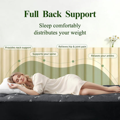 Queen Mattress Topper, Bamboo Viscose Thick Pillow Top Mattress Pad | Deep Pocket Fits 6–18 Inch Mattress, Naturally Cooling for Hot Sleepers, Soft Relief for Back Pain, Premium Dark Grey4