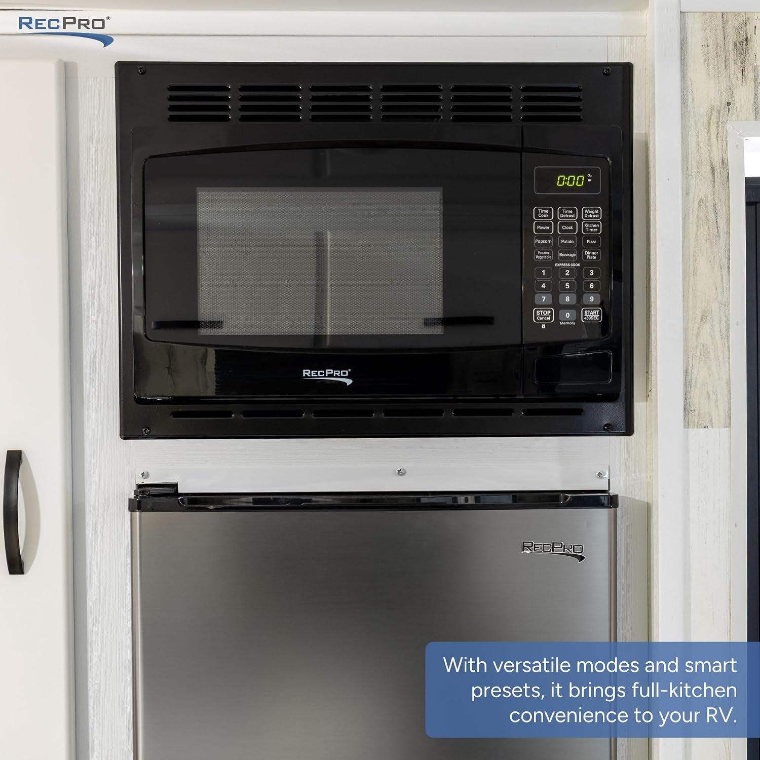 1-0-cu-ft-rv-microwave-with-trim-kit-black-900w-cooking-power-8-express-cook-presets-10-power-levels-instant-start