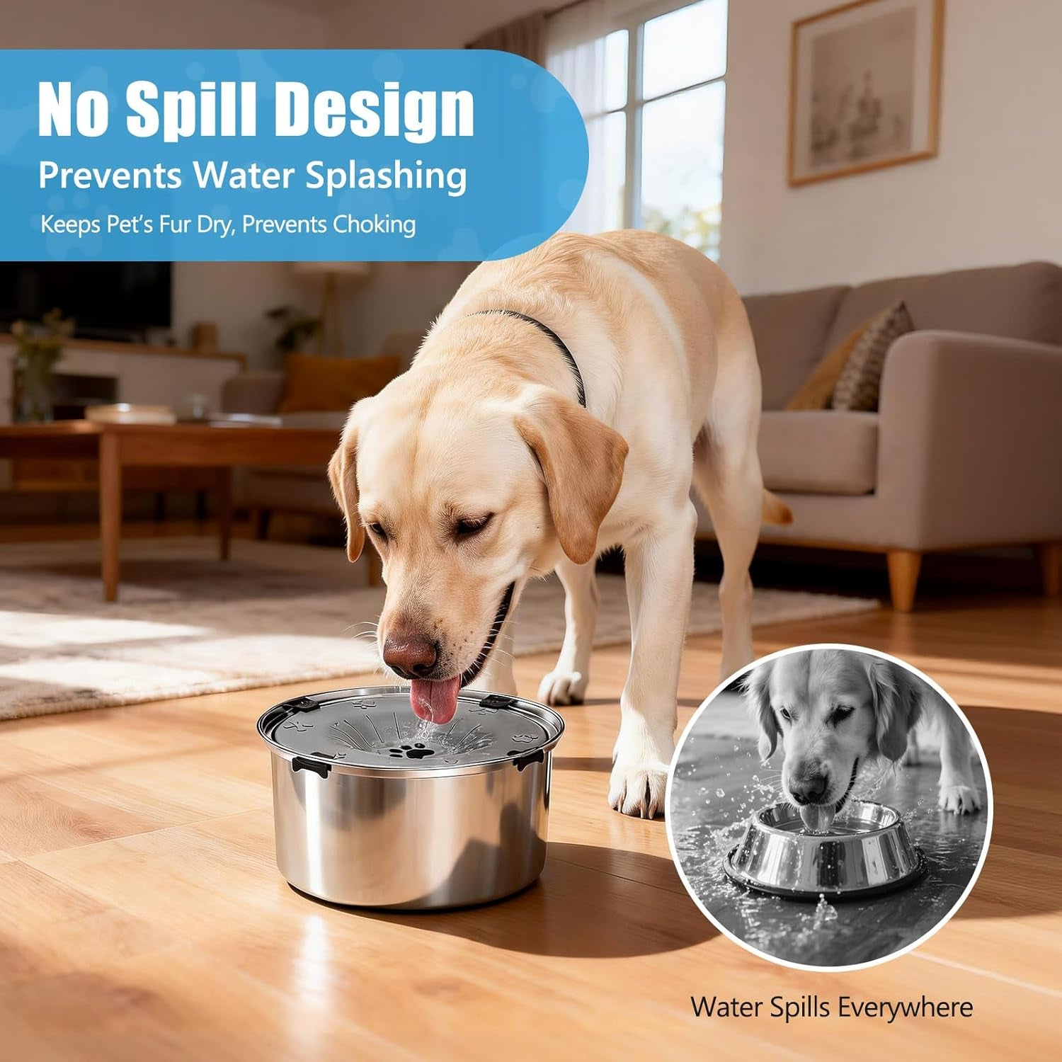 schitec-no-spill-dog-water-bowl-for-large-dogs-5-6l-1-5-gallon-stainless-steel-splash-proof-slow-drinking-pet-dish-with-floating-disk-non-slip-base-mess-free-design-for-home-or-travel-gray