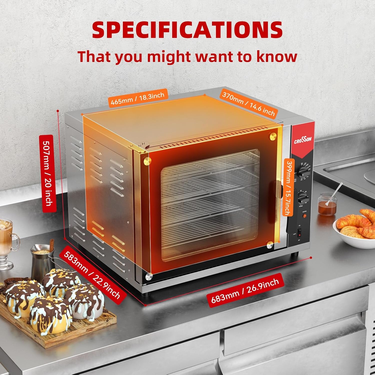 68l-half-size-convection-oven-4-tier-commercial-toaster-oven-w-front-glass-door-4-set-of-trays-wire-racks-60-minutes-timer-and-interior-light-120v-1800w-countertop-conventional-oven