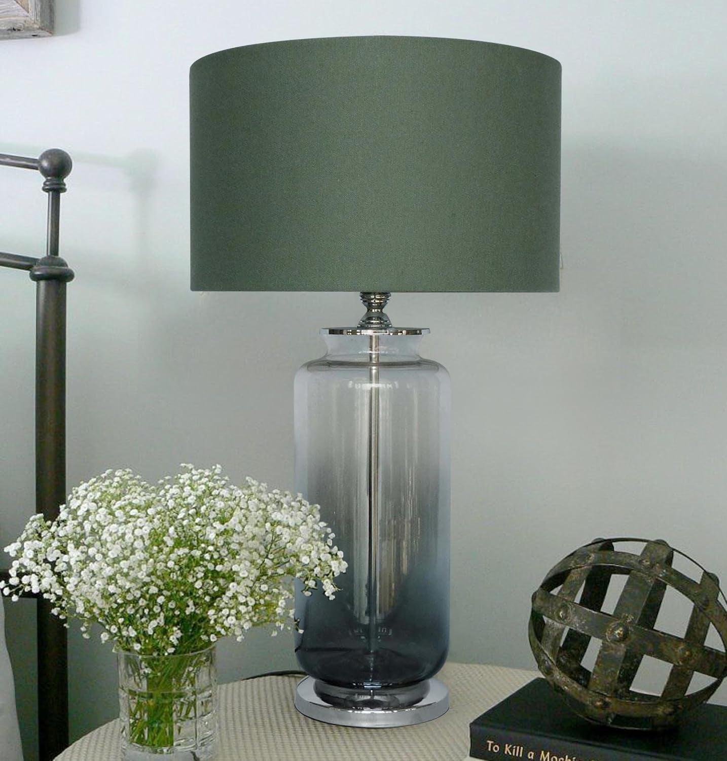 ls-341-two-tone-glass-lamp-w-shade-12in-faded-base-silver-gry