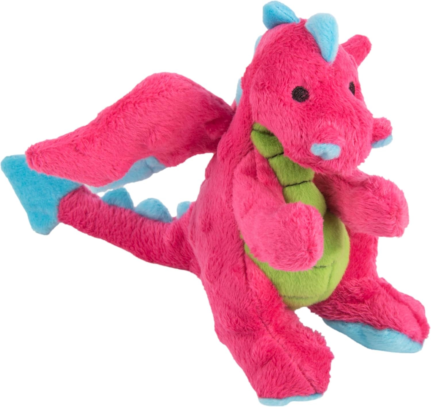 godog-bubble-plush-dragons-squeaky-dog-toy-chew-guard-technology-coral-large