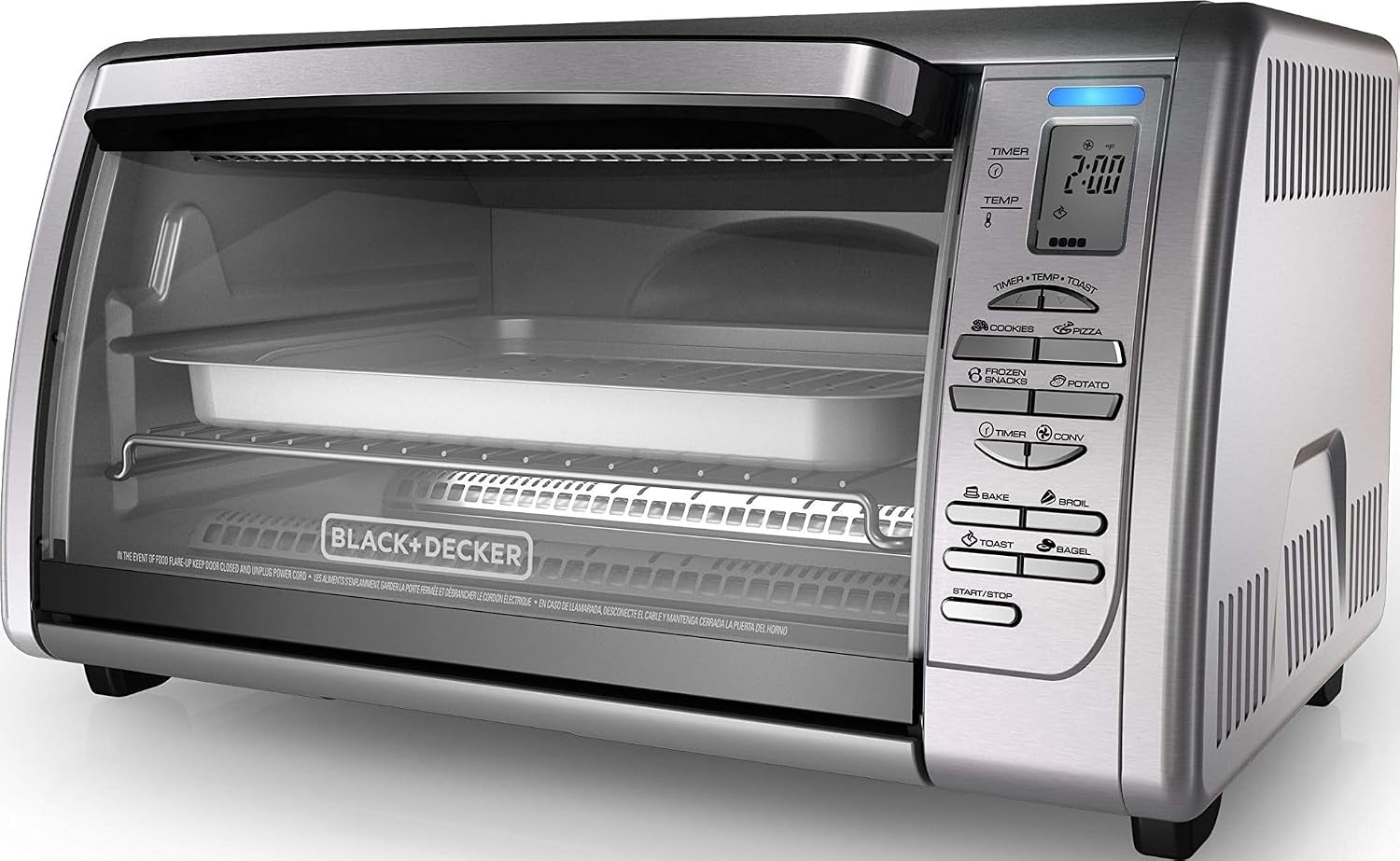 black-decker-countertop-convection-toaster-oven-8-one-touch-cooking-functions-stainless-steel