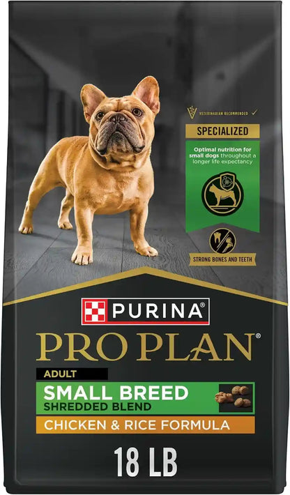 Purina Pro Plan Small Breed Dog Food with Probiotics for Dogs, Shredded Blend Chicken & Rice Formula - 6 Lb. Bag12