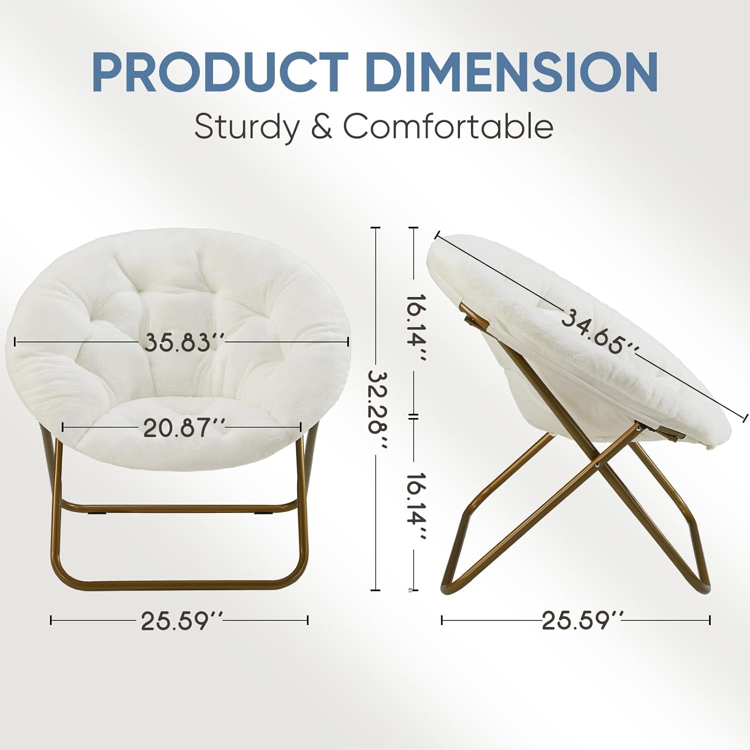 faux-fur-saucer-chair-foldable-comfy-chair-for-bedroom-white-lounge-xl-moon-mushroom-style-circle-round-oversized-accent-seat-gaming-dorm-small-spaces-comfortable-modern