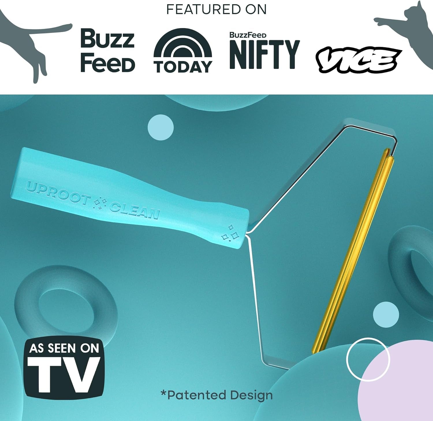 uproot-clean-pro-pet-hair-removal-tool-multi-fabric-edge-carpet-rake-reusable-special-dog-hair-remover-for-couch-pet-towers-rugs-cat-mats-and-trunks-much-more-patented-design