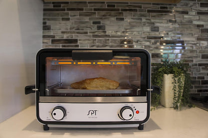 SO-0972WB: Easy Grasp 2-Slice Countertop Toaster Oven,White,9 Liters Capacity6